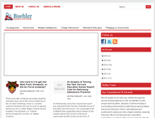 Tablet Screenshot of buehlereducation.com